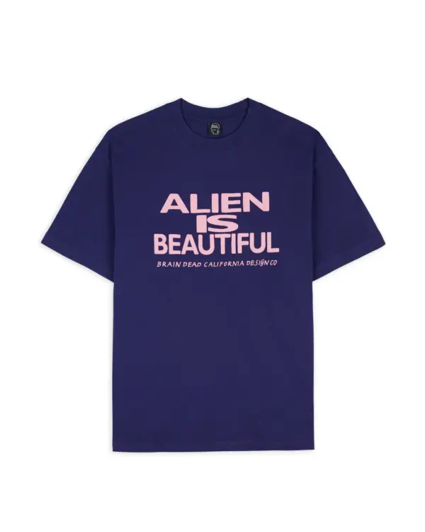 BEAUTIFUL ALIEN T-SHIRT - NAVY