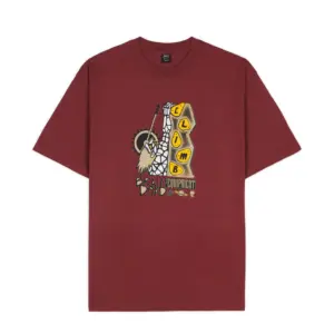 BIOMECHANIC BOULDERING T-SHIRT - MAROON