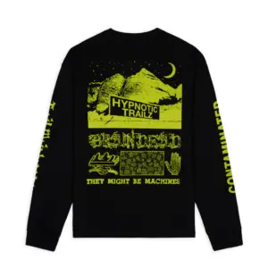 BRAIN DEAD X RAPHA TRAIL GHOUL LONG SLEEVE - BLACK