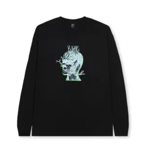 BRAIN ROOTS LONG SLEEVE - BLACK