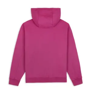 COLLEGIATE ZIP UP HOODIE - FUCSHIA