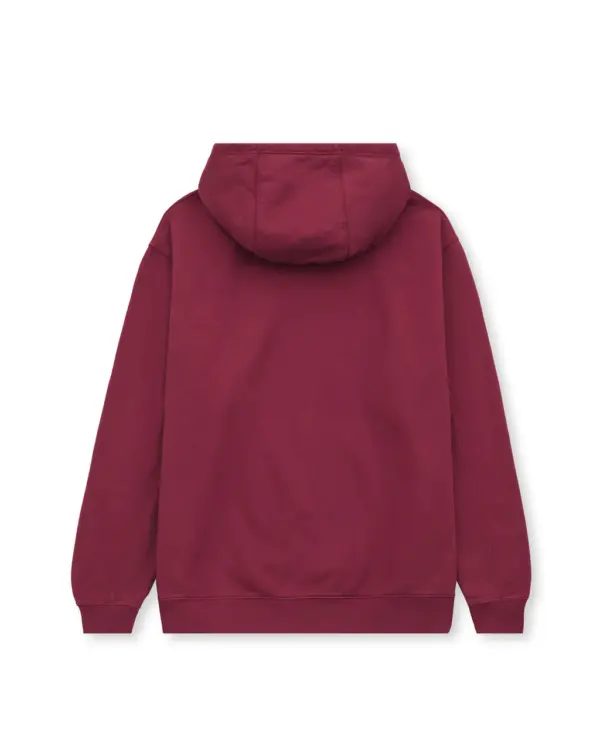 COLLEGIATE ZIP UP HOODIE - MAROON2