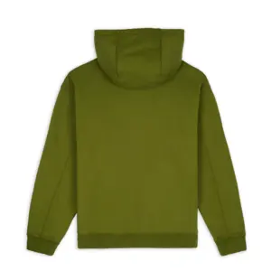 COLLEGIATE ZIP UP HOODIE - OLIVE