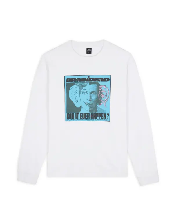 DID IT EVER HAPPEN LONG SLEEVE - WHITE