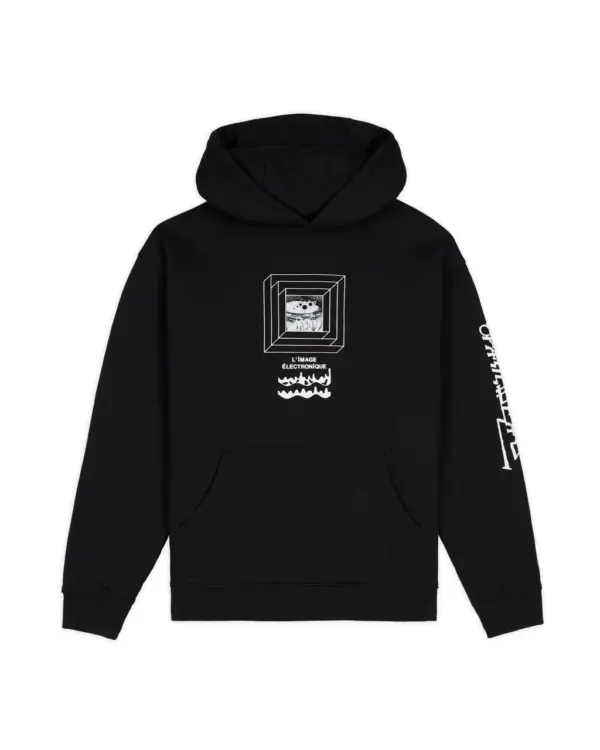 ELECTRONIQUE HOODIE - BLACK