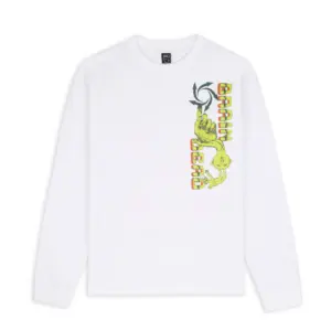 GLOBAL STREAMS LONG SLEEVE - WHITE