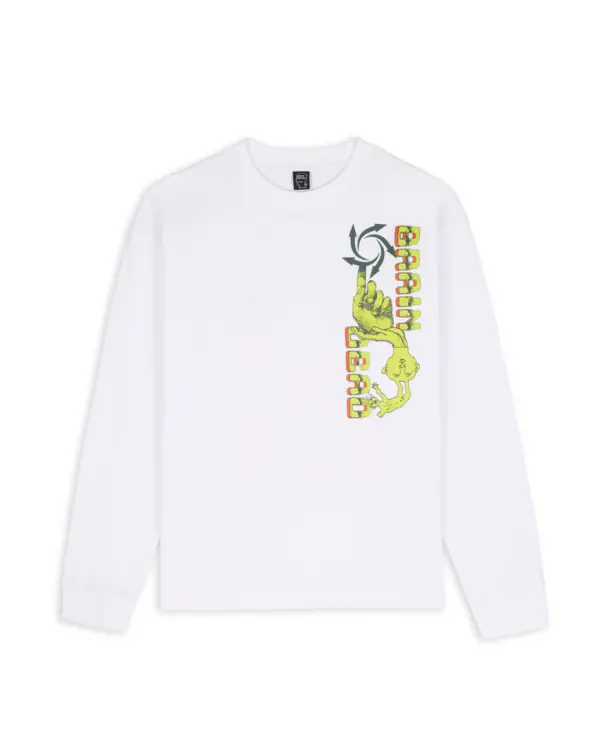 GLOBAL STREAMS LONG SLEEVE - WHITE