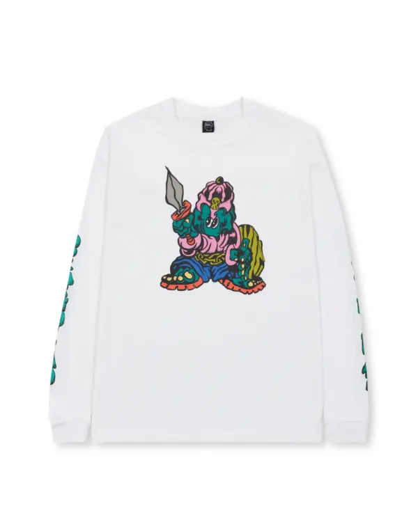 LITTLE BARBARIAN LONG SLEEVE - WHITE